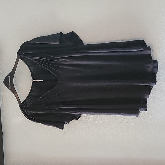 Free People Tops - Free People Oversized Black shirt Fits S M L XL